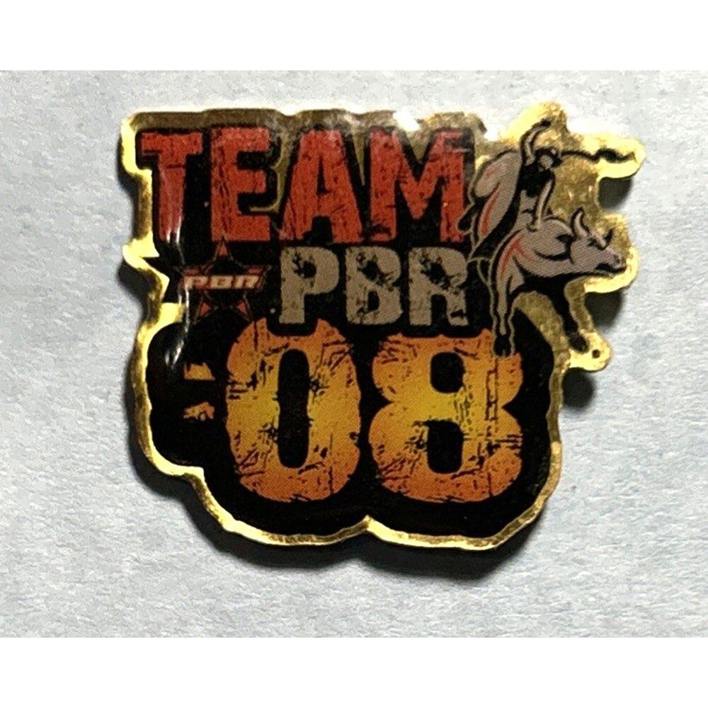 2008 PBR Professional Bull Riders Rodeo Event Hat or Lapel Pin